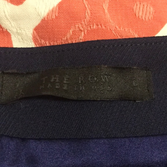 The Row Wool Mini Skirt with Lambskin Trim - Picture 4 of 4